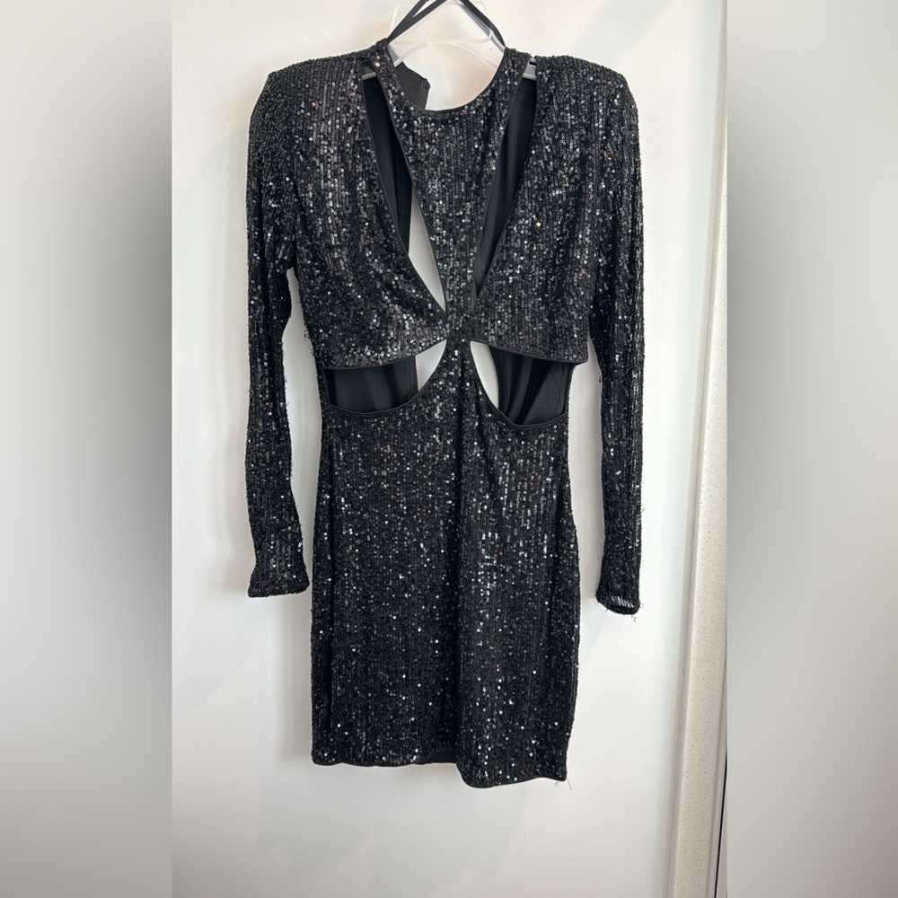 Windsor black sequin dress worn once